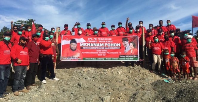 
 5 Titik Rawan Banjir dan Abrasi Jadi Fokus Penanaman Pohon Peringati HUT PDIP