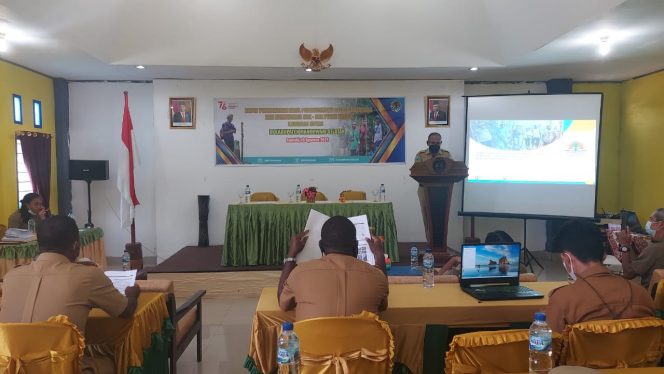 
 Pemda Mansel Gelar Rapat Dengan Stakeholder Teknis Bahas Hasil Pemancangan Batas Sementara  Kawasan Hutan
