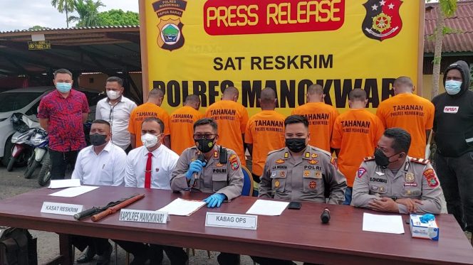 
 Sat Reskrim Polres Manokwari Berhasil Tangkap Komplotan Begal dan Amankan 71 Motor