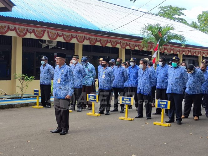 
 Bupati Hermus Pimpin Upacara Hari Bhakti PUPR ke 76 Tingkat Kab. Manokwari