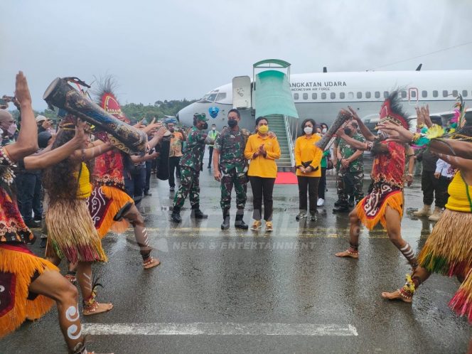 
 Panglima TNI Jenderal Andhika Perkasa Tiba Di Manokwari