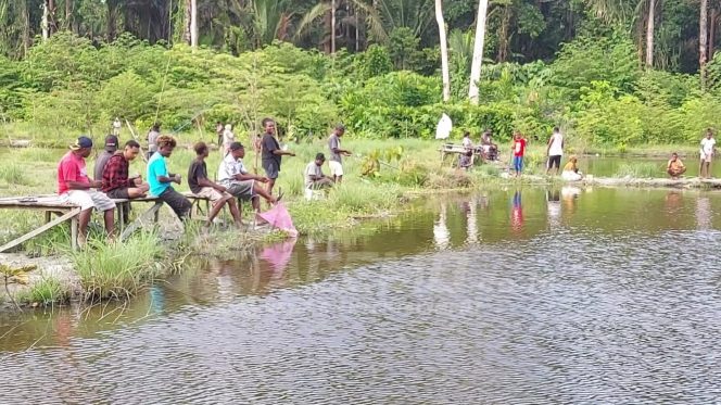 
 Kolam Pemancingan Komoi, Jadi Daya Tarik Wisata Baru Di Ransiki