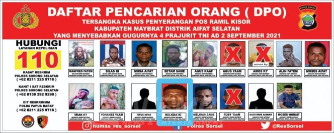 
 1 DPO Tersangka Kasus Penyerangan Pos Ramil Kisor Ditangkap Resmob Polres Sorsel