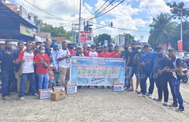 
 Peduli Sesama, Pemuda Kei Galang Dana Untuk Korban Banjir Jayapura