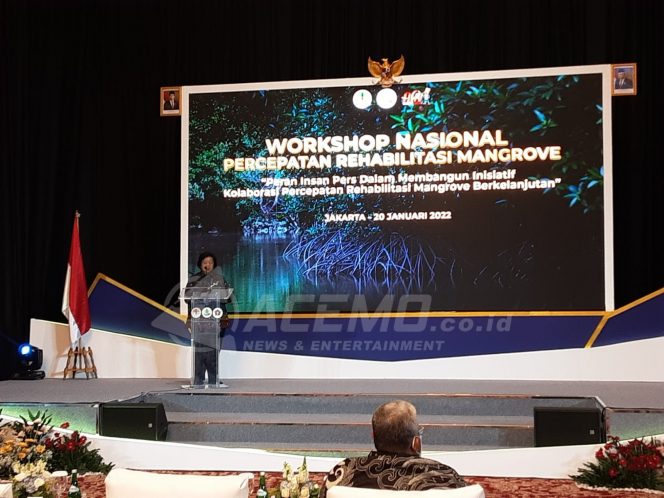 
 Rangkaian HPN 2022, KLH dan PWI Pusat Gelar Workhsop Rehabilitasi Mangrove