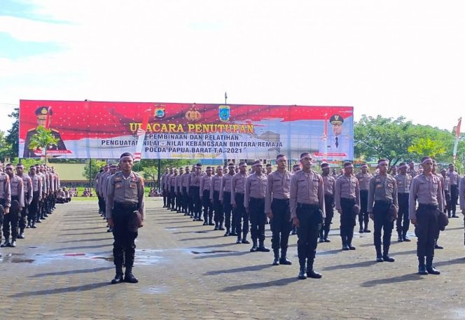 
 Tutup Binlat 1.496 Bintara Remaja, Ini Pesan Kapolda Papua Barat