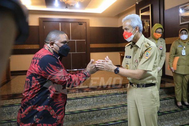 
 Terima Kunjungan Bupati Manokwari, Gubernur Ganjar Pranowo Berbagi Kiat Jalankan ‘Good Governance’