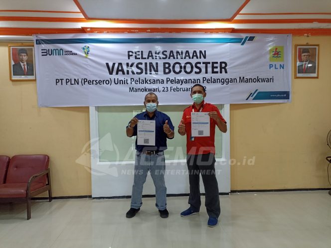 
 PLN  Kolaborasi dengan KKP Manokwari Laksanakan Vaksin Booster