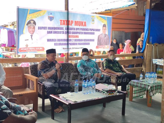 
 Pemda Manokwari Akan Bangun Hunian Bagi Warga Terdampak Kebakaran Borobudur