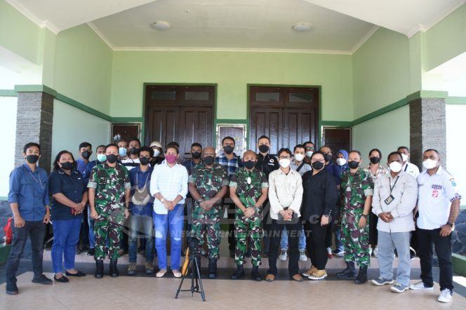 
 Pererat Silahturahmi Dengan Insan Pers, Pangdam XVIII/Kasuari Gelar Coffe Morning