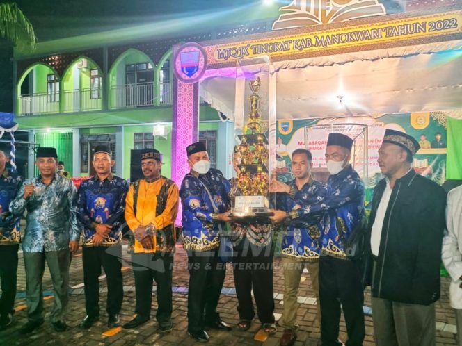 
 Distrik Sidey Keluar Sebagai Juara Umum MTQ IX Kabupaten Manokwari