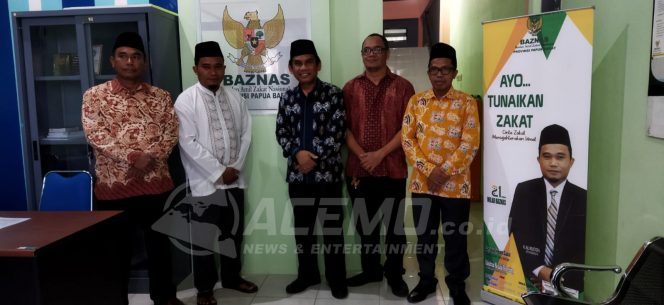 
 Bangun Sinergitas, Pengurus IAIN Sorong Kunjungi Baznas Papua Barat