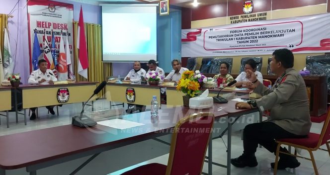 
 Menuju Pemilu 2024, KPU Manokwari Gelar Rakor Pemutakhiran Data Pemilih Berkelanjutan