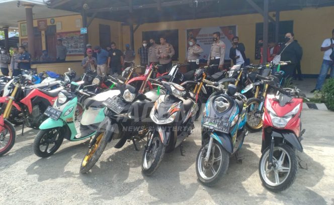 
 Razia Balapan Liar, Satlantas Polres Manokwari Amankan 68 Sepeda Motor