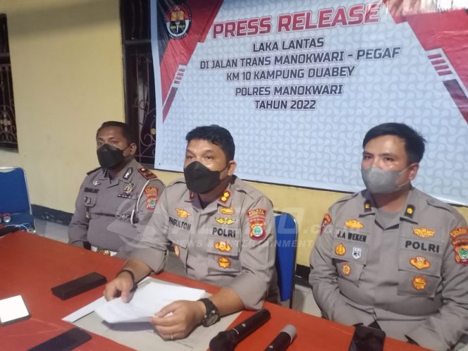 
 Polres Manokwari Ungkap Penyebab Laka Maut Duwebey Yang Menelan 18 Korban MD
