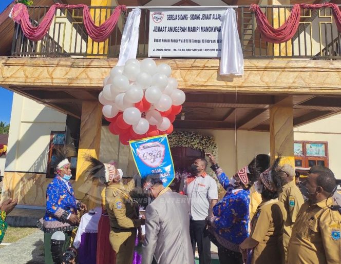 
 Menunggu 16 Tahun,Gedung Baru GSJA Akhirnya Diresmikan