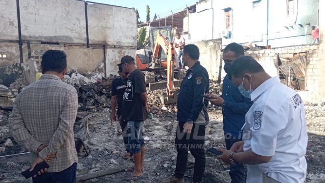 
 Tim Labfor Polda Papua Identifikasi Penyebab 2 Peristiwa Kebakaran di Manokwari
