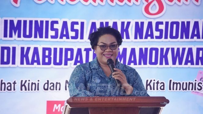 
 Ketua TP-PKK Manokwari Imbau PKK Distrik Hingga Kampung Dukung Pelaksanaan Imunisasi Anak