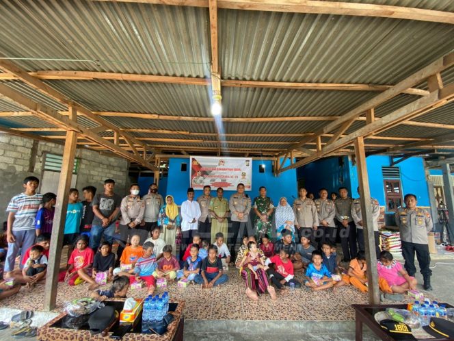 
 Berbagi Kebahagian Hari Bhayangkara, Polres Manokwari Anjangsana ke 2 Yayasan
