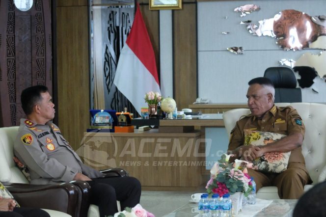 
 Silahturahmi ke Pj.Gubernur, Kapolda Papua Barat Siap Dukung Pembangunan Daerah