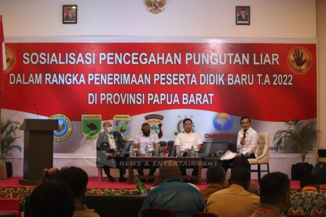 
 Ini 3 Poin Rekomendasi UPP Papua Barat Untuk Cegah Pungli Saat PPDB