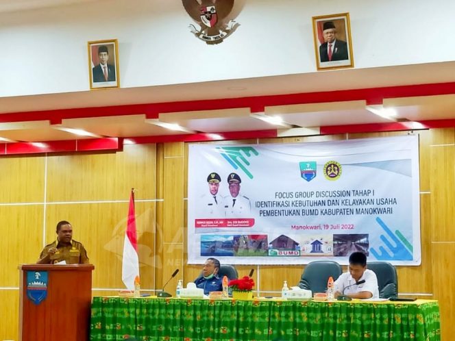
 Pemda Manokwari Akan Bentuk BUMD Untuk Tingkatkan Pertumbuhan Ekonomi