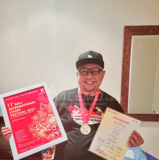 
 Tim Paduan Suara Merah Putih Mnukwar Sabet Gold Medal LV 1 Pada Ajang Bali International Choir Festival 2022
