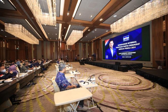 
 Target Menangi Pemilu 2024, AHY Pastikan SDM Partai Demokrat Siap Bekerja