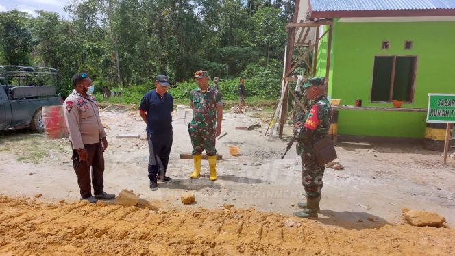 
 Sekda Kaimana Tinjau Lokasi  Pelaksanaan TMMD Reg ke-114 di Kampung Pigo