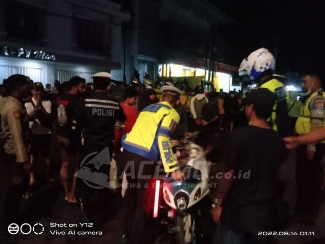 
 Puluhan Kendaraan Roda Dua Terjaring Razia Balapan Liar di Wosi