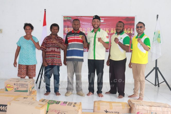 
 Sambut HUT RI Ke-77 Pemuda Katolik Komcab Kaimana Gelar Baksos di Kampung Werafuta