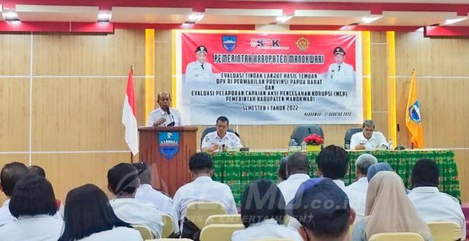
 Tindaklanjuti Temuan BPK, OPD di Manokwari Diberi Target MCP Capai 40%
