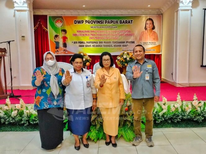 
 Peduli Pencegahan Stunting DWP Papua Barat Mou Dengan BKKBN