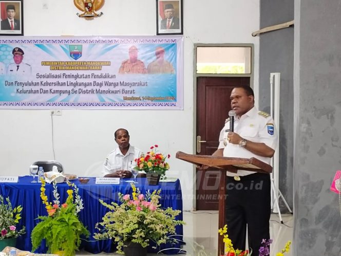 
 Bupati Hermus Apresiasi Penyuluhan Kebersihan Yang Dilakukan Distrik Manokwari Barat