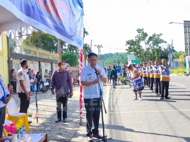 
 Wakil Bupati Manokwari Apresiasi Dinas Pendidikan Gelar Lomba Yospan Jalan