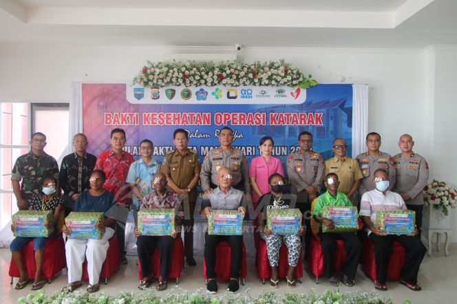 
 Sebanyak 248 Warga Ikuti Operasi Katarak Gratis Di RS Bhayangkara Polda Papua Barat