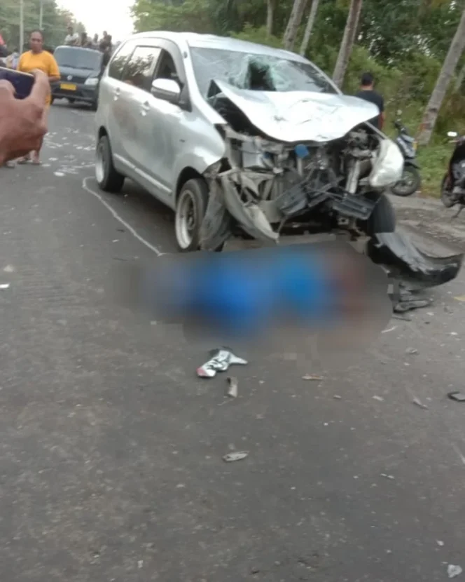 
 Tak Terima Anaknya Jadi Korban Laka Lantas, Pihak Keluarga Palang Jalan Maruni