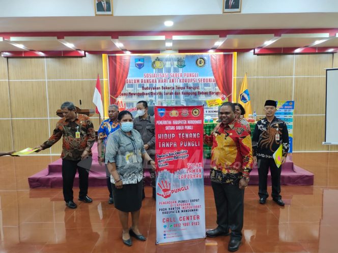 
 Tim Saber Pungli Manokwari Sosialisasi Pencegahan Pungli Kepada Kepala Distrik Hingga Kepala Kampung