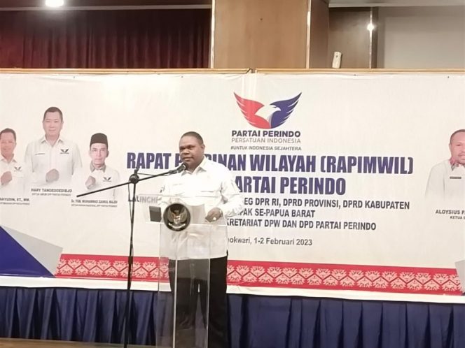 
 Bupati Hermus Indou Buka Rapimwil DPW Partai Perindo