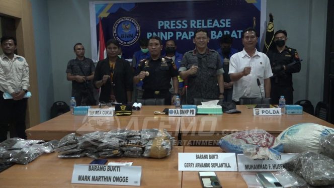 
 BNNP Papua Barat Ringkus 5 Tersangka Pengedar Ganja Asal Jayapura