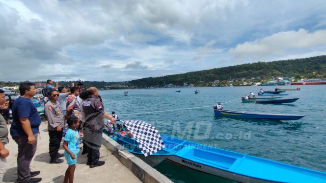 
 Menarik, 16 Tim Ikut Lomba Balap Perahu Meriahkan HUT PI Ke-168