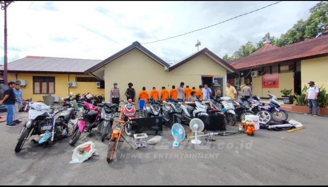 
 Polresta Manokwari Berhasil Ringkus 8 Pelaku Curas Yang Resahkan Warga