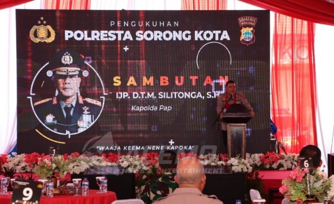 
 Naik Tipe, Kapolda Papua Barat Kukuhkan Polresta Sorong Kota