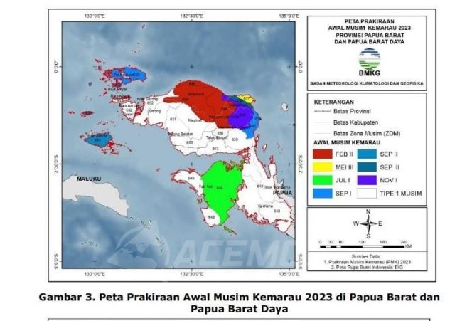 
 BMKG Papua Barat Prediksi Musim Kemarau Terjadi Pada Bulan Mei