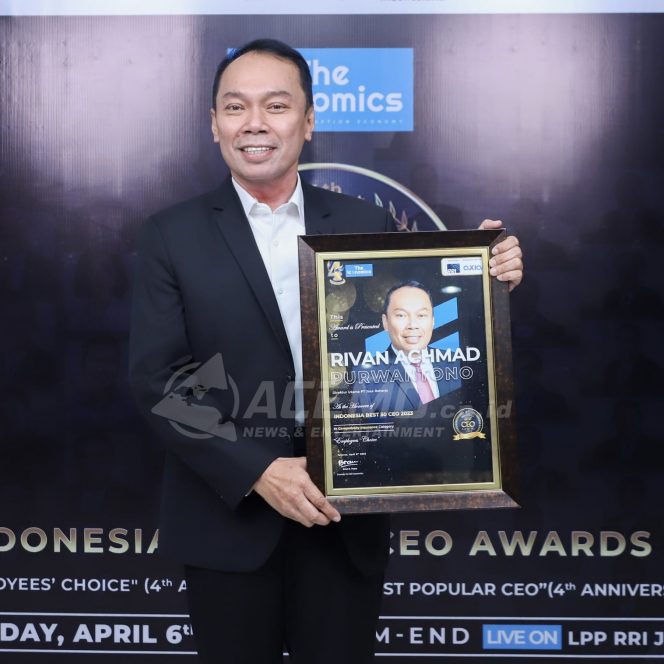 
 Rivan A. Purwantono Masuk Jajaran CEO Terbaik 2023 Versi The Iconomics