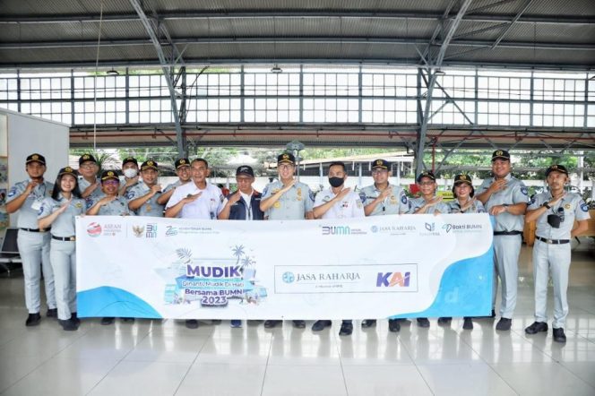 
 Kementerian BUMN Lepas 15 Ribu Peserta Mudik Bersama BUMN 2023 Moda Kereta Api