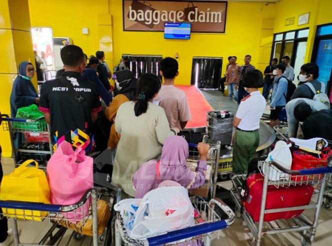 
 H-3 Jelang Idul Fitri,  Belum Ada Lonjakan Pemudik Di Bandara Rendani Manokwari