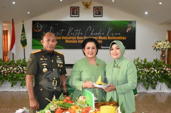 
 Di HUT Ke-77, Pangdam Kasuari Apresiasi Keaktifan Kegiatan Persit KCK
