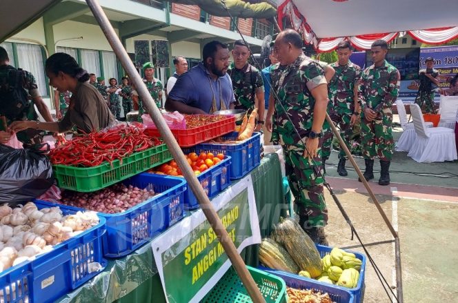 
 Jelang Lebaran, Kodim 1801/Manokwari Gelar Bazar Murah dan Pameran UMKM