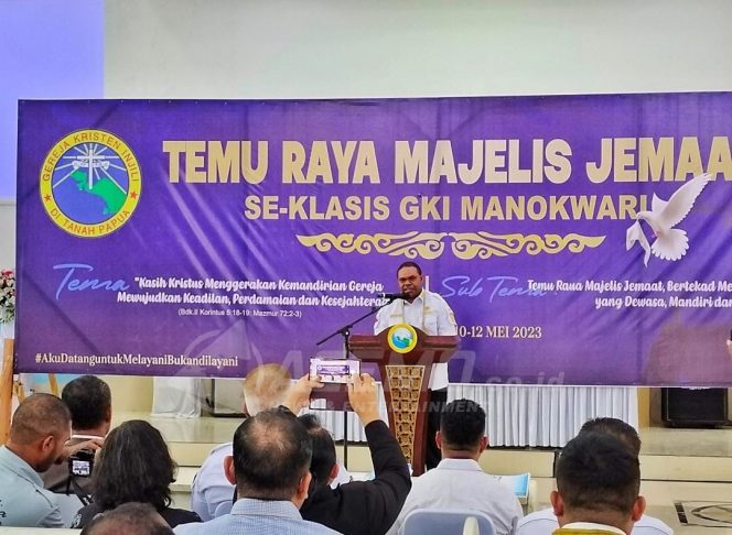 
 Bupati Hermus Harap Temu Raya GKI  se-Klasis Manokwari Bangun Kapasitas Jemaat